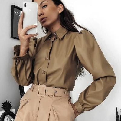 China Anti-pilling New Arrival Women's Blouses Women's Tops And Casual Blouses Long Sleeve Blouse Office Ladies Shirt for sale