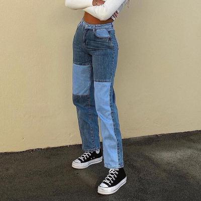 China 2020 New Arrivals QUICK DRY Fashion Pantalones Light Blue Denim Pants Women Jeans for sale