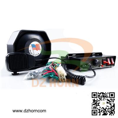 China 9tones 2 Lamps 200w Police Siren Alarm Waterproof And Dustproof DC12V Speaker for sale