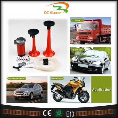 China ABS Universal Car Super Loud Twin Tones Air Horn For Truck , Vehicle for sale