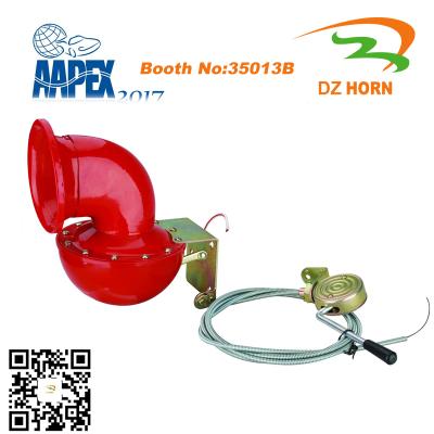 China Iron 12v 120db auto bull horn for car auto safty 12v electric horn for sale