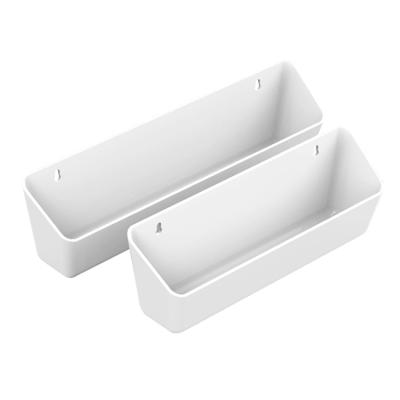 China Lightweight 14 Inch And 11 Inch Engineering Melamine Plastic Sink Front Tip-Up Tray for sale