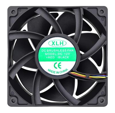 China Industrial Equipment 120x120 12038 Computer S9 PC Case Fans 5300rpm High Airflow 12V 24V 4pin PWM FG DC Brushless Fan for sale