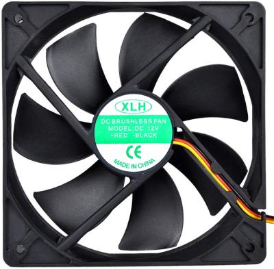 China Computer Amazon best-selling 12025 120mm 12v 24v low noise DC axial fan 120X120X25mm for sale