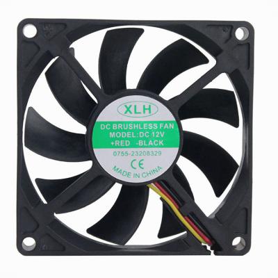 China Home appliance 24V 3Pin ultra-thin waterproof brushless PWM FG 80mm 15 mm size dc 8015 fan for extractor for sale