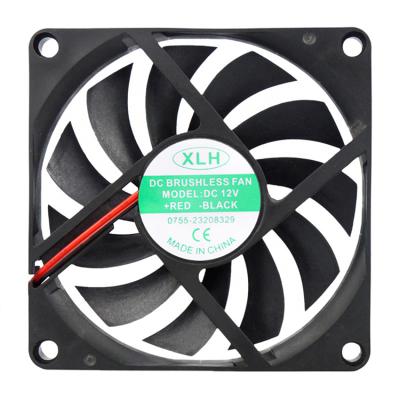 China 8010 24v Dc 80x80x10 Thinnest Blades Low Noise High Flow Most Popular 2 Years Guarantee Quality Fireproof Material Fan for sale