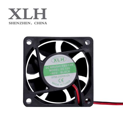 China Electronic Product 60X60X25mm 6025 Lifetime 5v 12v 24v 40000 DC Brushless Axial Fan Air Cooling Fan for sale