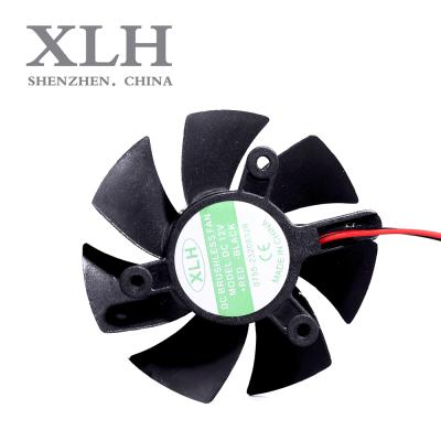 China Home Appliance 7 Leaf DC 12v 60x60x25 6025 Brushless 60mm Copper Motor Axial Bracket Fan for sale