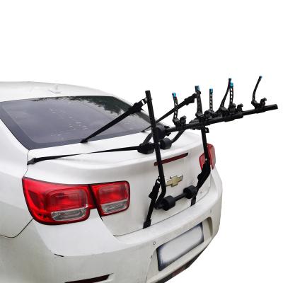 China Bike Modern Steel Car Trunk Rack Bicycle Rear Carrier For 3 Bikes for sale