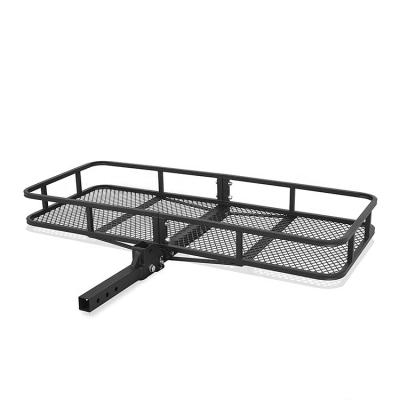 China High Hitch Load Capacity Rear Mounted Black Cargo Carrier Luggage Rack For Sale for sale