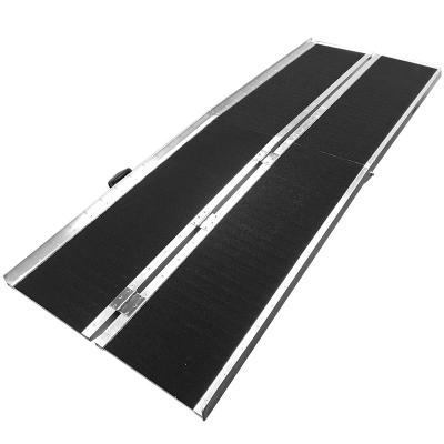 China For Wheelchair Aluminum Wheelchair Loading Ramp Non Skid High Quality Oxidation Surface for sale