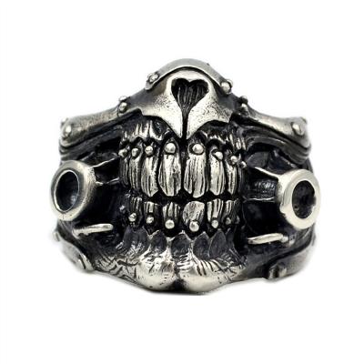 China Genuine Vintage 925 Sterling Silver Mad Max Immortal Joe Rings for Men's Retro Punk Rock Men's Fine Jewelry for sale