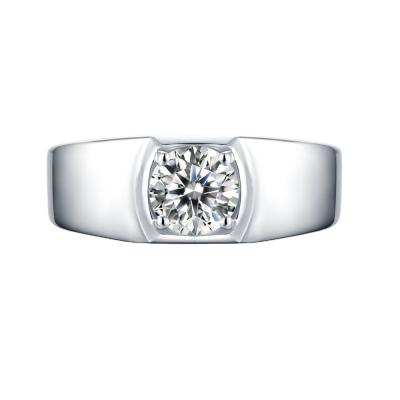 China Cheap Lady Solitaire Moissanite Ring 5ct Romantic Silver Jewelry Engagement for sale