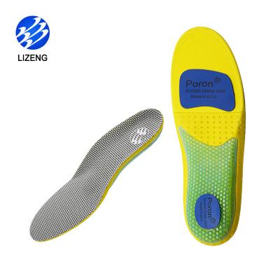 China Orthotic arch support | Shock Absorption | sweat absorb Lizeng Factory Orthotic Inserts Sports Shoes Poron Running Insoles For Sneakers for sale