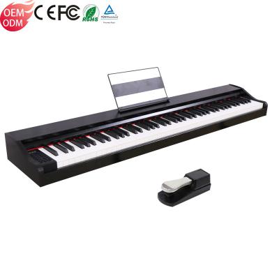 China China Stage 88 Keys Musical Electric Pianos Mini Keyboard Price Digital-Piano Decorative Red Worlde Baby Grand Digital for sale