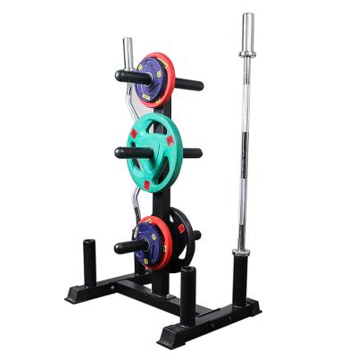 China Modern Barbell Storage Rack Weight Dish Tree Weight Plate Rack for sale