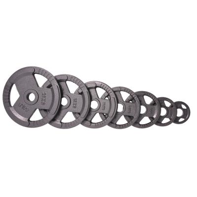 China Universal Tri Weight Cast Iron Handle Cast Iron Weight Plate for sale