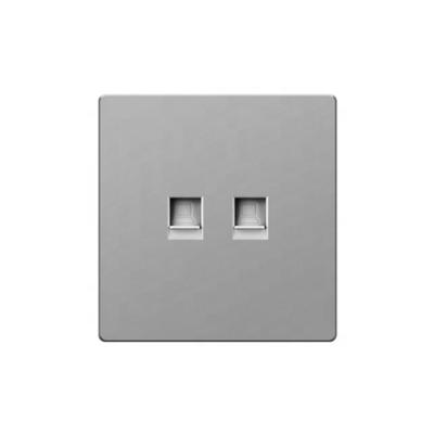 China Residential / General Purpose Telephone Wall Extension Outlet Socket for sale