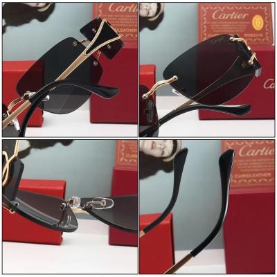 China Fashion Sunglasses Dropshipping Simple Sunglasses New And Fashionable Hot Selling Shape Glass Unique Sunglasses for sale