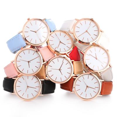 China Fashionable, simple and light small needle three men's watch and women's watch for sale