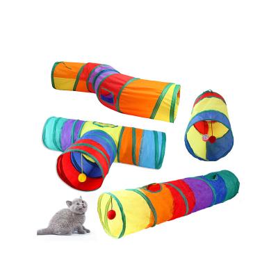 China Interactive Dragon Liveable Channel Pet Tunnel Cat Tunnel Rainbow Cat Toys Pet Supplies for sale