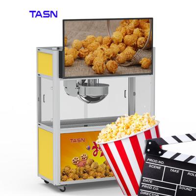 China C36-GS 36OZ Movie Theater Kettle Electric Caramel Commercial Supply Standing Stirring Popcorn Maker for sale