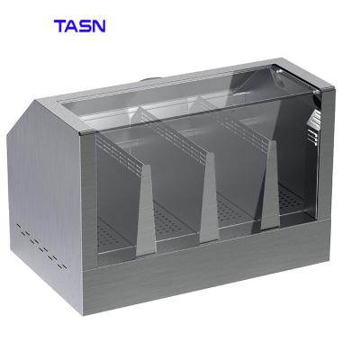 China Drying/Multi Stereo Unit Heating/LED Lighting TASN BWG-1000JZ Length 1000MM 39 Inch Quality High Quality Popcorn Showcase Cinema Popcorn Heating Machine for sale