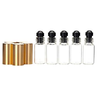 China China factory fashionable perfume glass bottle wholesale simple design 3ml rollerball glass bottle for sale