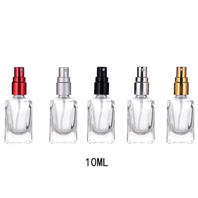 China Factory Sale 10ml Factory Design Atomizer Spray Bottle Fashionable Perfume Glass Perfume Bottle Spray for sale