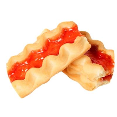 China Low-CARB Ningbo JlD Cookies Pink Stuffed Sweet Biscuits Burnt Berry Jam Tart Biscuits Cheap Products for sale