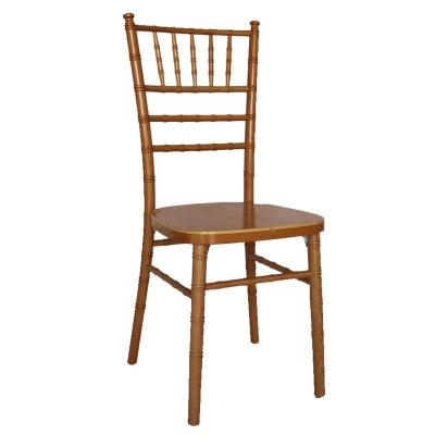 China Contemporary Hot Sale Solid Wood Limewash Chiavari Chair With Ivory Soft Cushion for sale