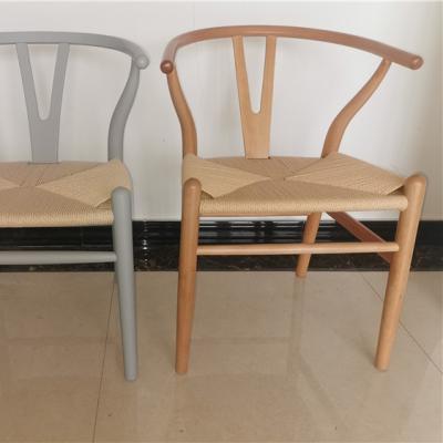 China Strong European Style Solid Beech Wood Fork Dining Y Chair for sale