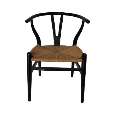 China Modern Solid Wood Fork Dining Chair Y Chair Oak Wood Chair for sale