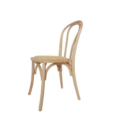 China Retro factory wholesale price chair banquet hotel chair stackable classic wooden leaning wooden dining chair for sale