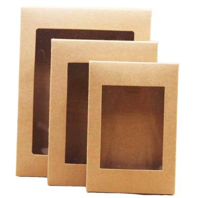 China White PVC Recyclable Paper Daily Window Box Cake Package Box Gift Wrapping Gift Wrapping Paper Box for sale