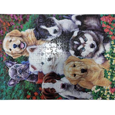 China DIY TOY Custom Small 300 550 1000 Pieces Jigsaw Puzzle Animal For Adult Cartoon Intellectual Toy Wholesale for sale