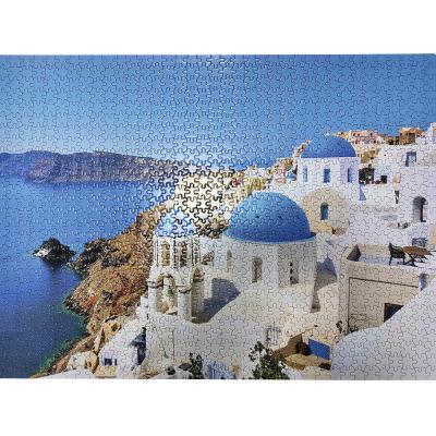 China DIY TOY Custom Print Personalized Game 1000 pieces of jigsaw wholesale toy puzzle for sale