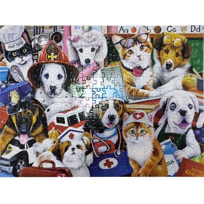 China DIY TOY Jigsaw Puzzles 300 Pieces Gift Box Parent-child Toy Manufacturer Custom for sale