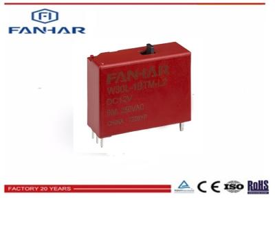 China 50A 250VAC Red Solar Panel Relay Standard Polarity For Solar Inverter for sale