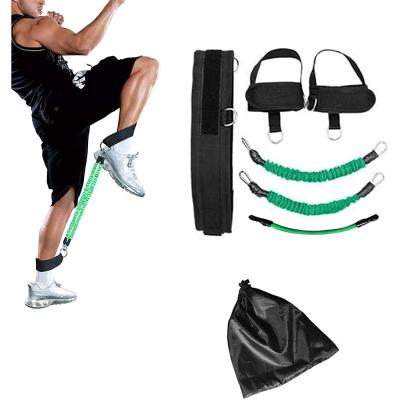 China Hot Selling Bodybuilding Fitness Latex Resistance Bands Set For Fitness Vertical Jump Trainer for sale