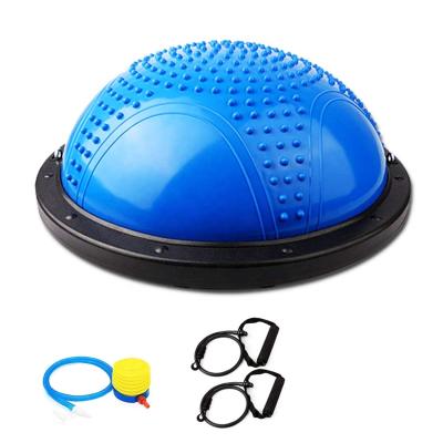 China Bodybuilding Fitness Hot Yoga Ball Fitness Pilates Ball Half Circle Balance Ball for sale