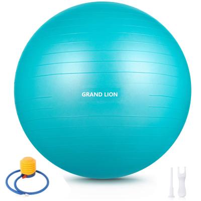 China Round Yoga Ball Chair with Quick Pump, Stability Fitness Ball for Core Strength Training and Physical Therapy for sale