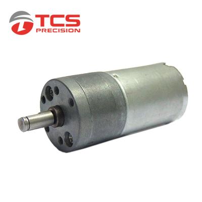 China Low Noise Micro Metal Gear Motor 370 Parallel Axis 25mm DC 3V 12V Brushless for sale