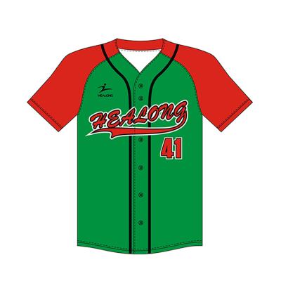 China Custom High Quality 100%Polyester Baseball Jersey Men's Breathable Baseball Womens for sale