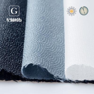 China HOT Selling Fusible Garment Accessories Adhesive Fusible Woven Interlining Fabric for sale