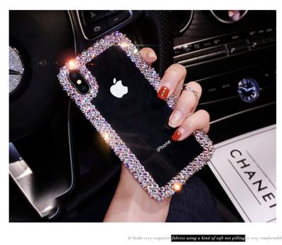 China Luxury Shockproof Capa Bling Diamond Clear Case Cover For iPhone 11 12 13 pro X max XS max XR 8 7 6 plus 5S Coque for sale