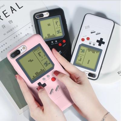 China Retro Game Machine Phone Case Colorful Video Game Console Protective Phone Cover For iPhone X XS 6 6s 7 8 Plus XR XS Max Retro Game Machine Phone Case for sale