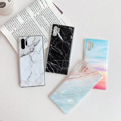 China Anti-knock marble phone case for Samsung S8 S9 S10 S20 S21 plus note 8 9 10 pro plus 20 ultra S20 Fe S20 lite marble phone cover for sale