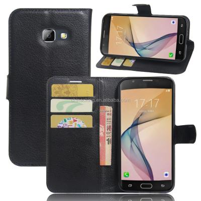 China 2 Card Slots Case For Samsung Galaxy A5 2017 Case Cover, 2017 New Lychee Leather Wallet Stand Phone Case Cover For Samsung Galaxy A5 2017 for sale