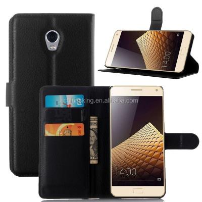 China 2 Card Slots Enclose Magnetic Flip Book Holder Leather Case for Lenovo Vibe P1 for sale